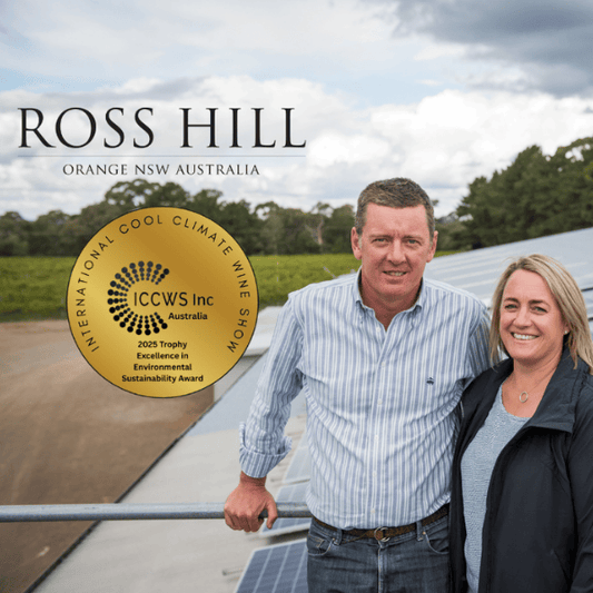 Sustainable Winery Orange NSW I Ross Hill Wines Wins Excellence in Environmental Sustainability
